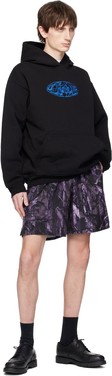 Huppari Dime Globe Hoodie Musta | DIMESP2540BLK, 3