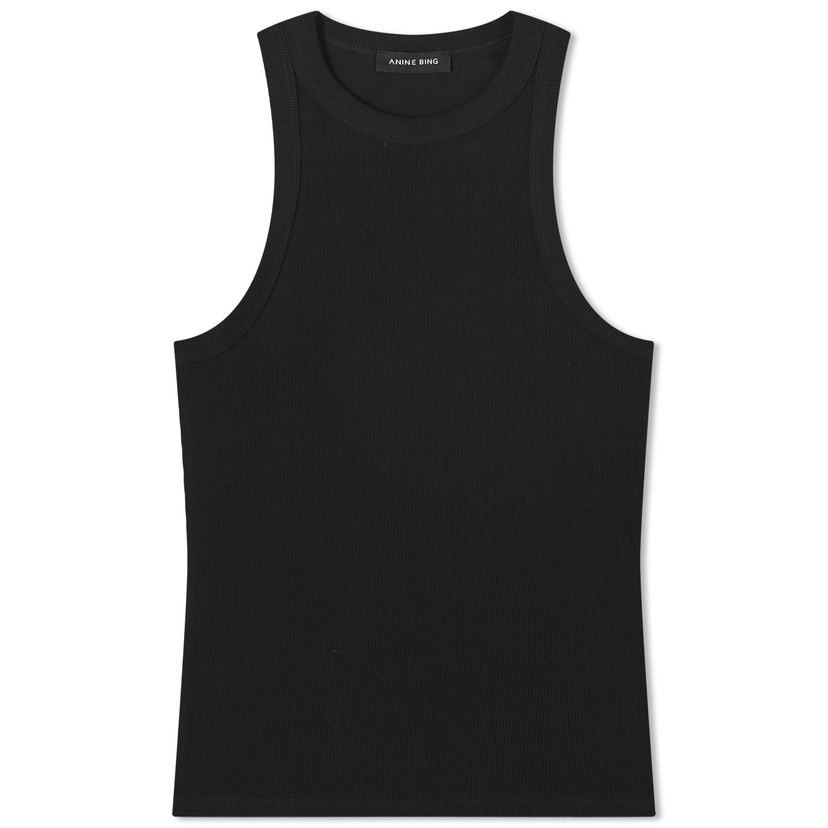 Tankkitoppi Anine Bing Eva Tank Top Musta | A-08-0151-000