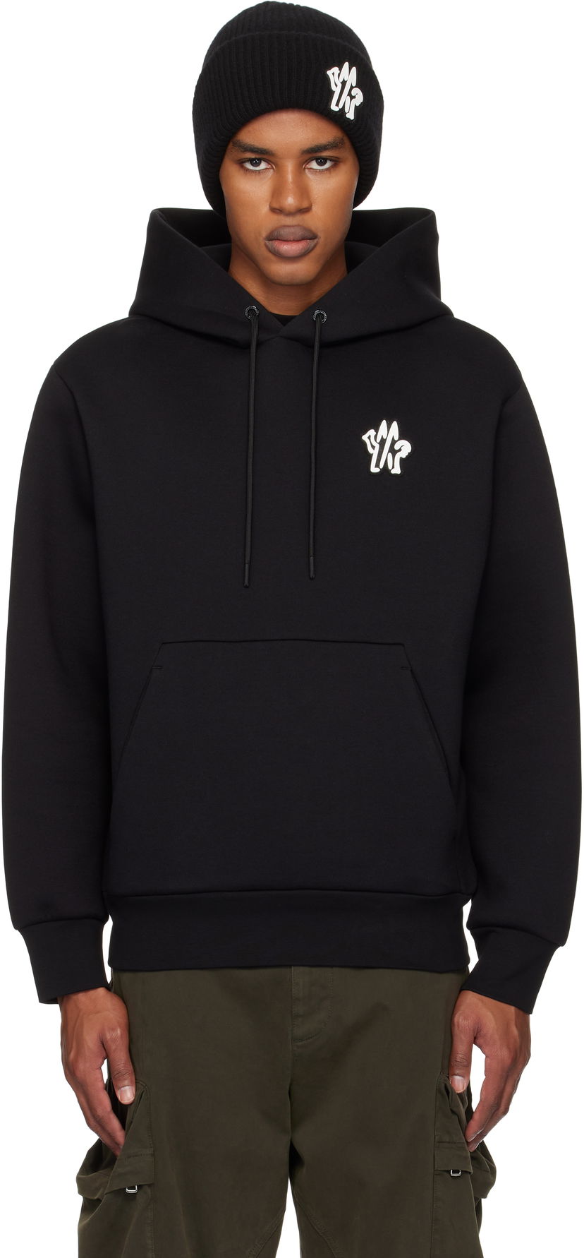 Huppari Moncler Moncler Archivio Creativo Hoodie Musta | J20918G0004789AR3