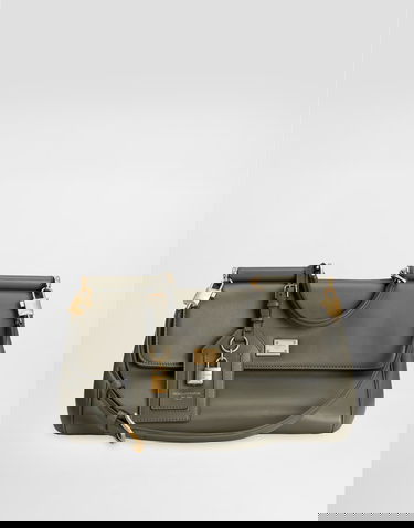 Käsilaukku Dolce & Gabbana Dolce & Gabbana My Sicily Leather Top-Handle Bag with Lock Charm Vihreä | BB7782B732180560, 0