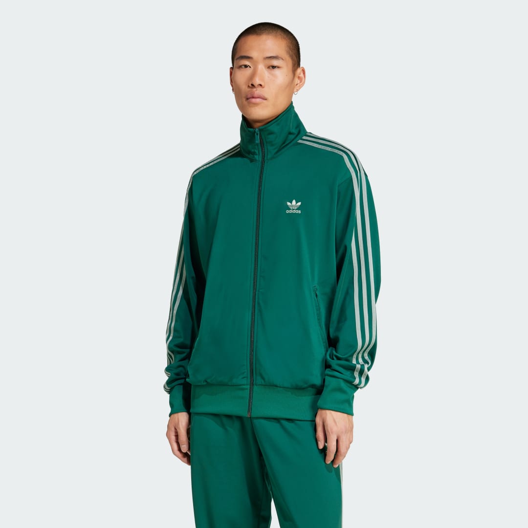 Verryttelypuku adidas Performance Classics Firebird Track Jacket Vihreä | JP2543, 0