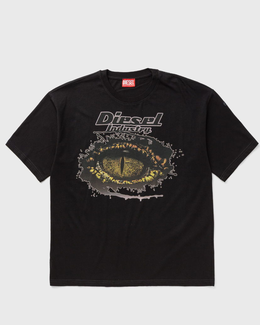 T-paita Diesel Diesel Industry Graphic T-Shirt Musta | A19640-0PLAT-9XX