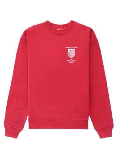 Huppari Sporty & Rich Athletic Team Crewneck Punainen | CR632RU
