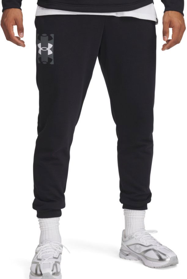 Verryttelyhousut Under Armour Rival Terry Logo Joggers Musta | 1390144-001