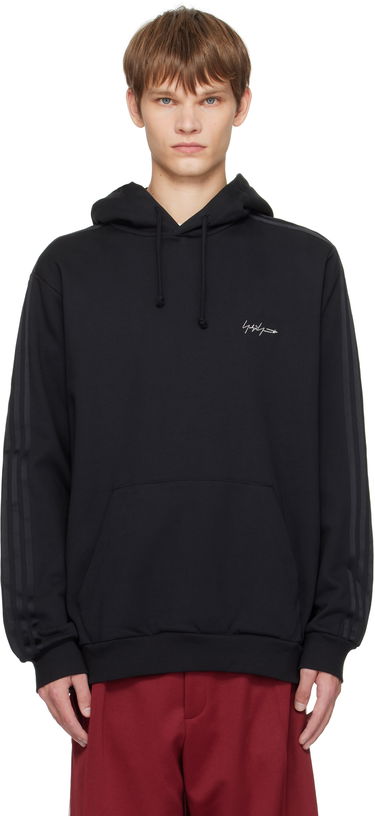 Huppari Yohji Yamamoto Y-3 Yohji Yamamoto Kuro Hoodie Musta | KA9652, 0