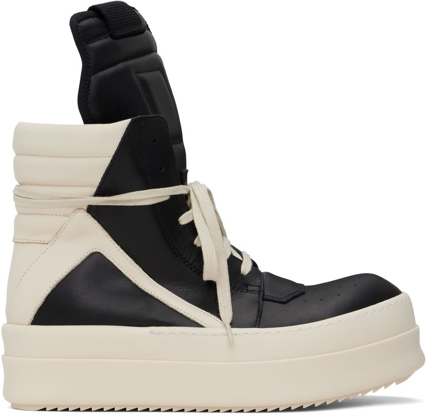 Tennarit ja kengät Rick Owens Rick Owens Hollywood Mega Bumper Geobasket Musta | RU01E5868 LCO