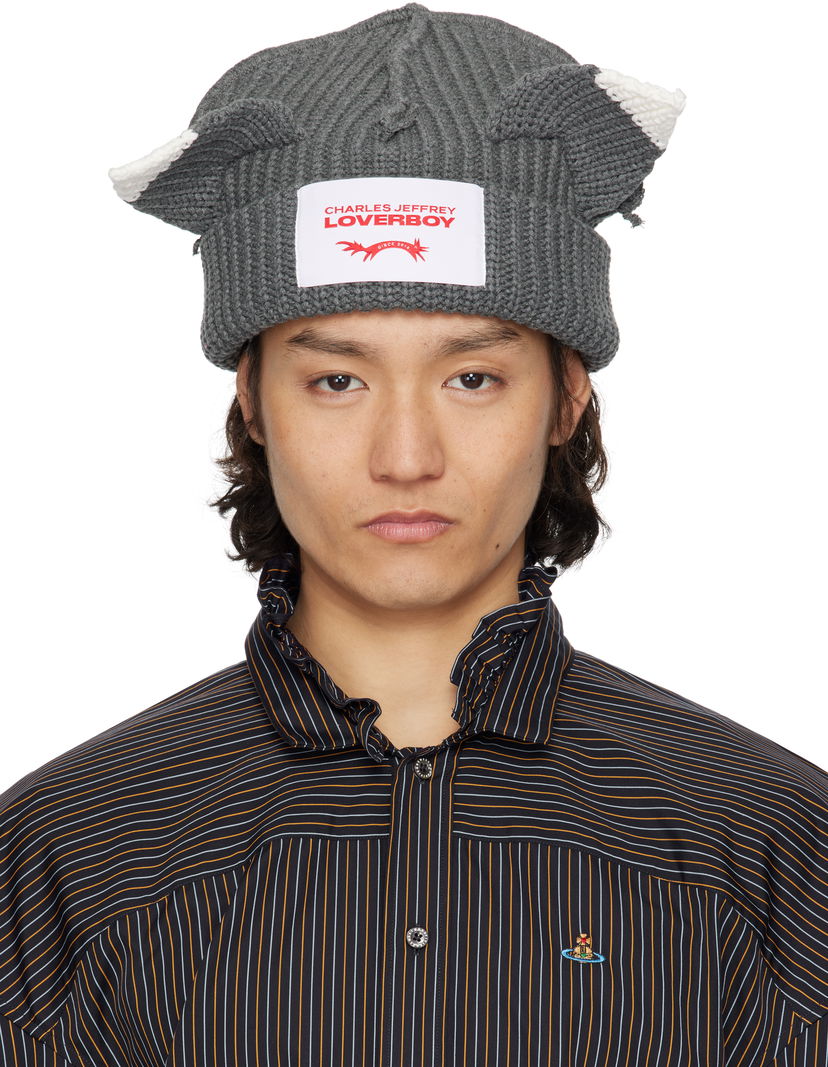 Pipo Charles Jeffrey Loverboy Charles Jeffrey LOVERBOY Chunky Ears Beanie Harmaa | 54130306