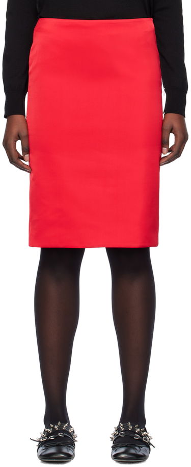 Hame We11done We11done Vented Midi Skirt Punainen | WD-SK0-24-289-W-RD, 0