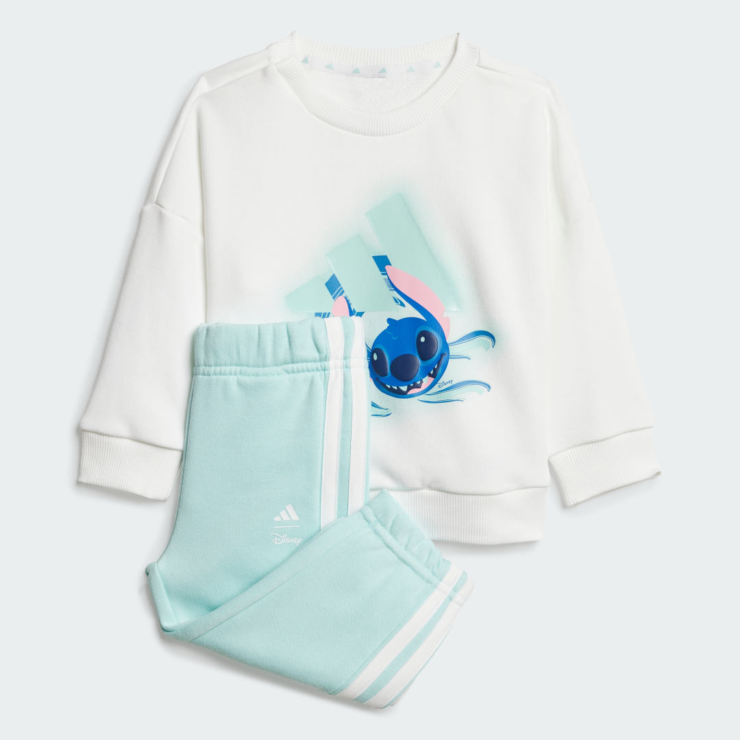 Verryttelypuku adidas Performance Disney Lilo & Stitch Jogger Set Valkoinen | JD0380, 0