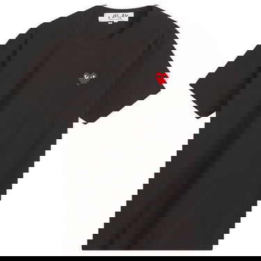 T-paita Comme des Garçons Play Basic Logo Tee Musta | AX-T108-051-1, 0