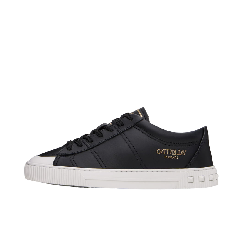 Tennarit ja kengät Valentino Garavani Cityplanet Calfskin Sneakers "Black" Musta | 4Y2S0F90JKD