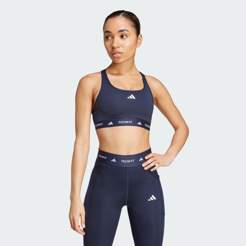 Rintaliivit adidas Performance Medium Support Training Sports Bra Tummansininen | JG3962