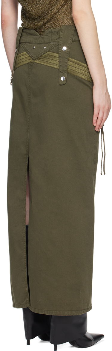 Hame Blumarine Embroidered Maxi Skirt Vihreä | P422J108A, 2