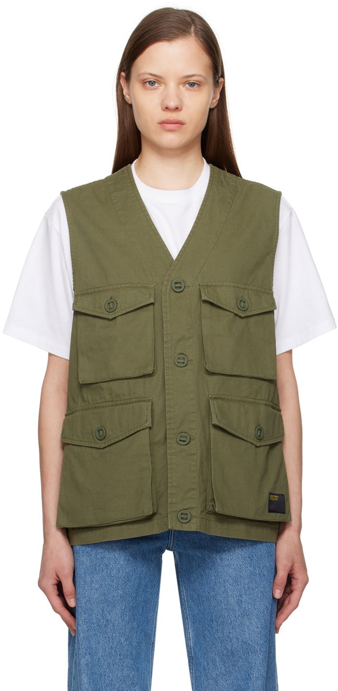 Liivi Carhartt WIP Utility Cotton Canvas Vest Vihreä | I032980 1YS4G, 0