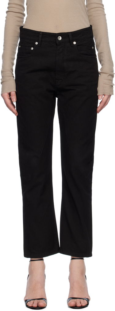 Housut Rick Owens Rick Owens DRKSHDW Hollywood VDD Trousers Musta | DS01E3310 CVS, 0