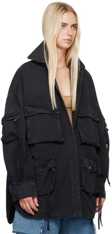 Takki The Attico Attico Fern Utility Jacket Musta | 247WCB48 D088, 1