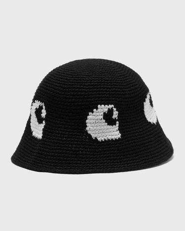 Hattu Carhartt WIP Crocheted Bucket Hat with Pattern Musta | I034482-0D2.XX, 3