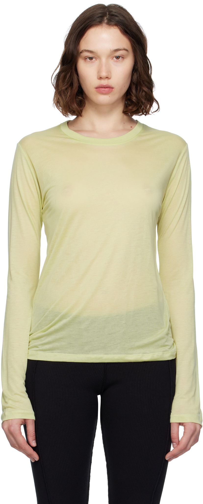T-paita Baserange Baserange Long Sleeve T-Shirt Vihreä | TTLS-BL-AU25
