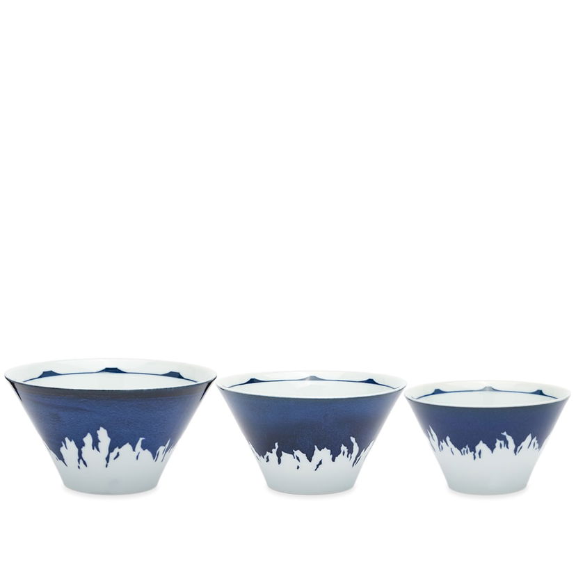 Kodin sisustus BEAMS Mt Fuji Bowl Set Sininen | 56710290067-79