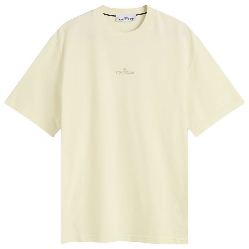 T-paita Stone Island Stone Island Compass Print T-Shirt, Size Medium Keltainen | K2S152100037-S0197-V0093