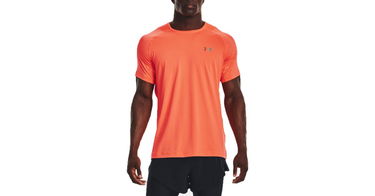 T-paita Under Armour Rush Emboss Tee Oranssi | 1376790-600, 1