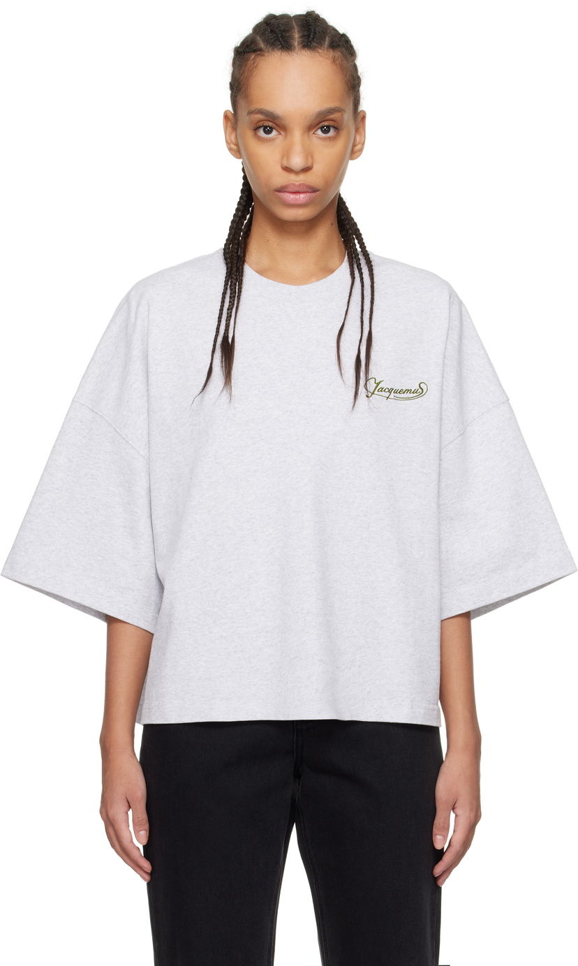 T-paita Jacquemus Jacquemus 'The Corto' T-Shirt Harmaa | 25E251JS216-2102