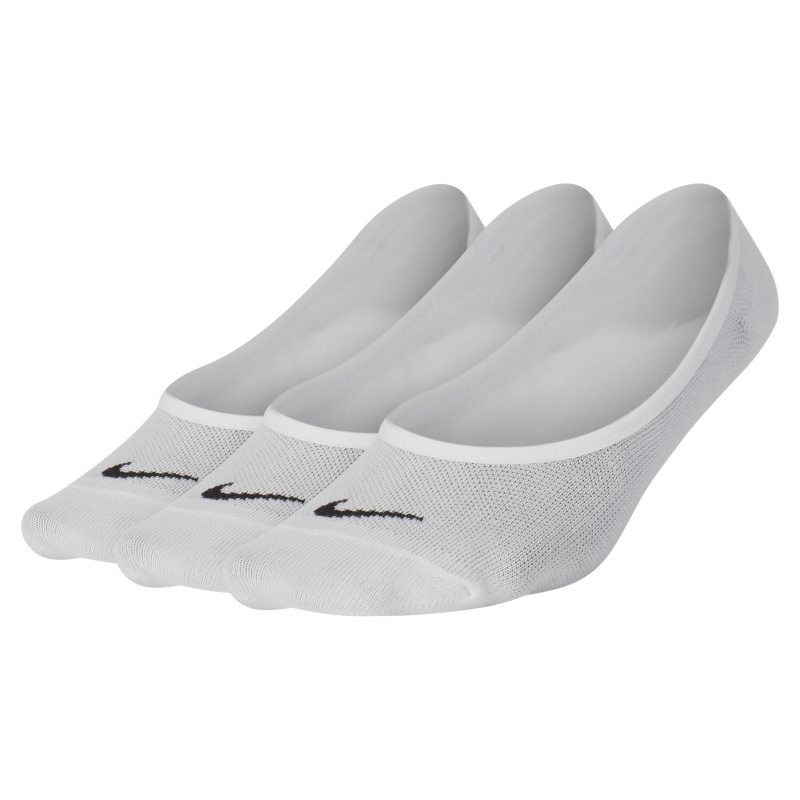 Sukat Nike Lightweight No-Show 3-pack Valkoinen | sx4863-101, 0