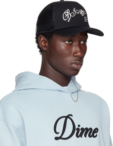 Korkki Dime Dime Embroidered Fighter Trucker Cap Musta | DIMESU2521BLK, 1