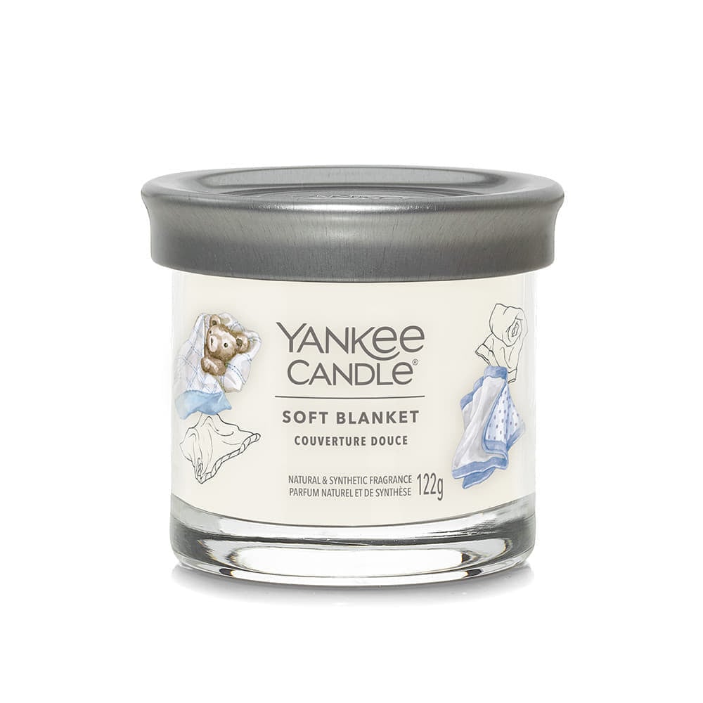 Kynttilät Yankee Candle Soft Blanket Signature Tumbler Small Valkoinen | 42908, 1