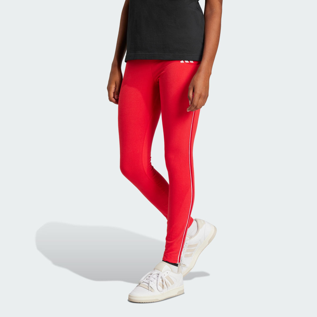 Leggingsit adidas Performance Essentials Color Pop High-Waisted Leggings Punainen | JD5567, 0
