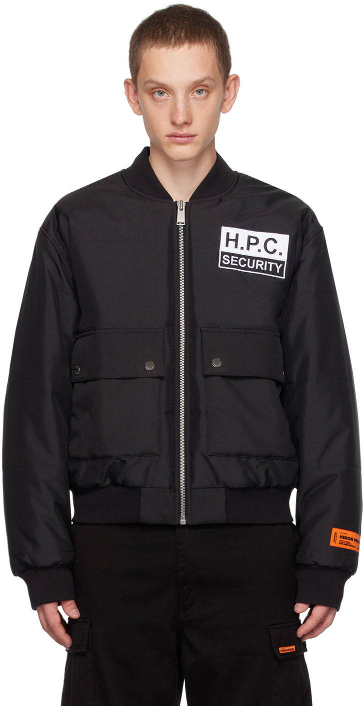 Takki HERON PRESTON HPC Bomber Jacket Musta | HMEH008F23FAB0011001, 0