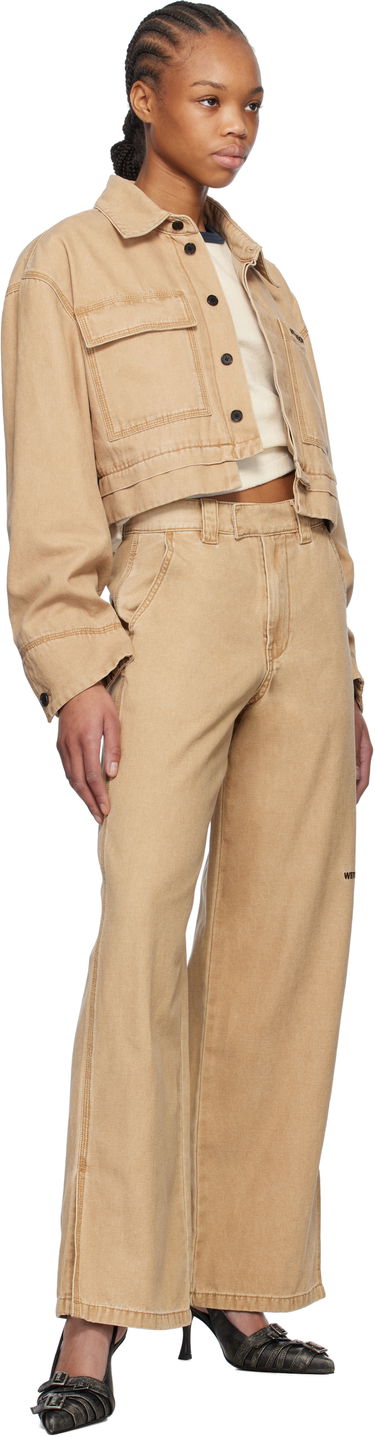 Takki We11done We11done Cropped Work Jacket Beige | WD-JK0-25-055-W-BG, 3