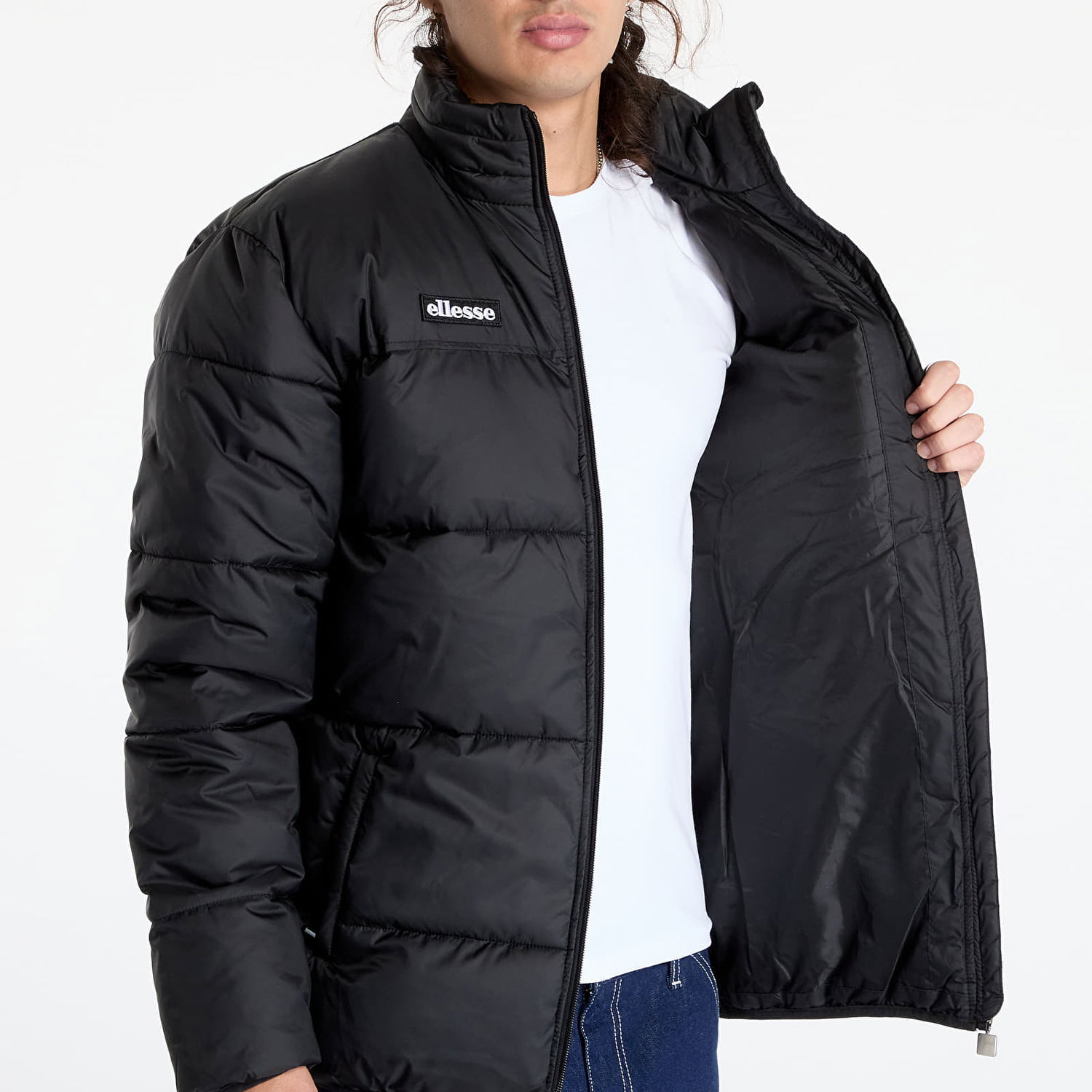Puffer takki Ellesse Jacket Caloroso Padded Jacket Black S Musta | SHR17526-011, 1