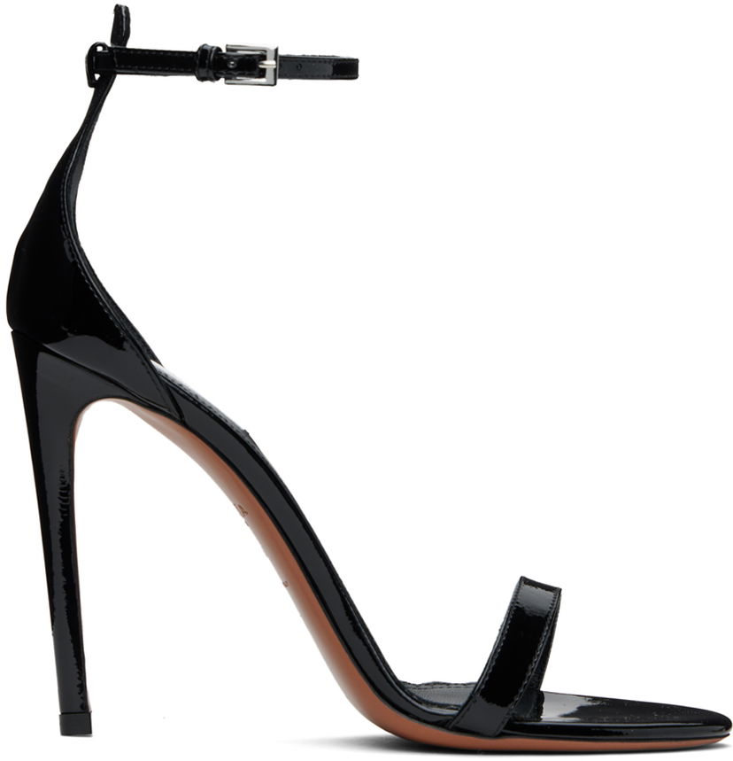 Tennarit ja kengät Alaïa ALAÏA High Heeled Calfskin Sandals Musta | AA3S106CK250