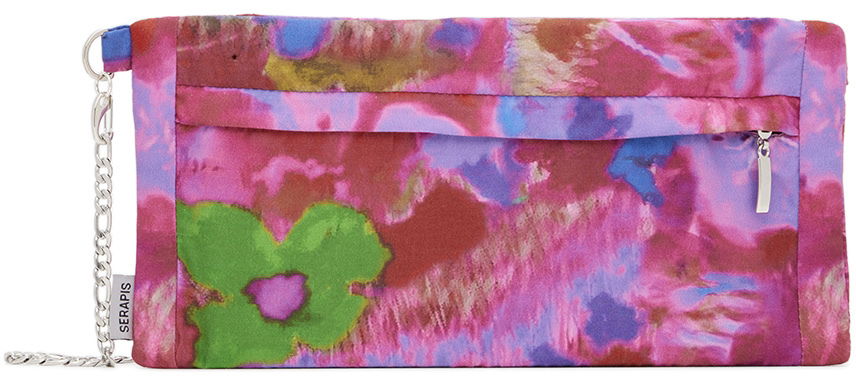 Lompakko Serapis Serapis Hippocampus Print Chain Wallet Vaaleanpunainen | SWC_BB_3, 0