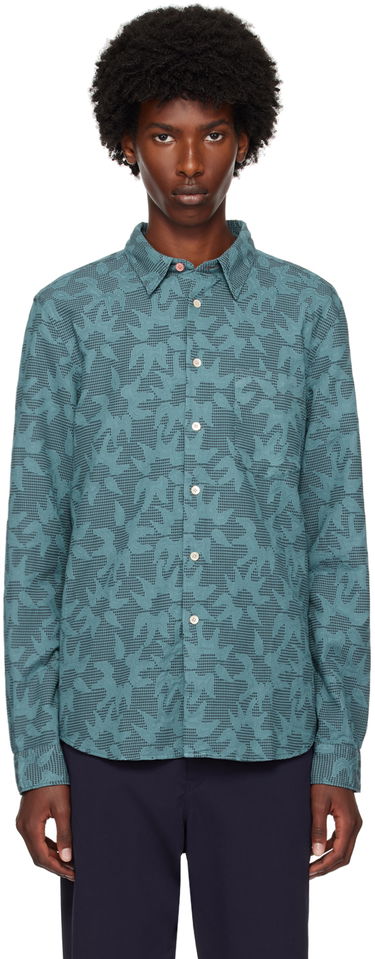 Paita Paul Smith PS Paul Smith Patterned Shirt Vihreä | M2R-614P-N22135-34, 0