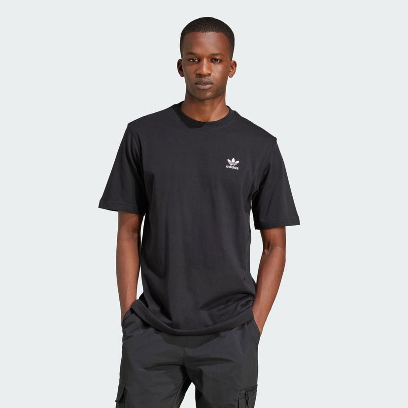 T-paita adidas Performance Trefoil Essentials T-Shirt Musta | JI8545