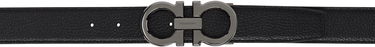 Vyöt FERRAGAMO Ferragamo Adjustable Gancini Reversible Belt Musta | 689134, 0