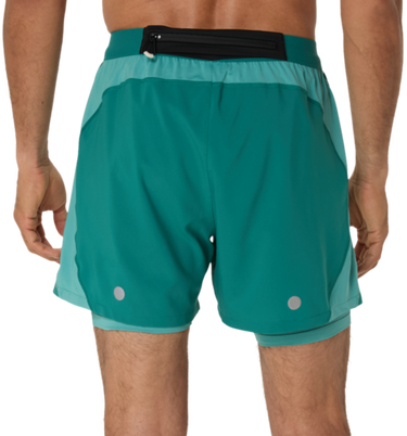 Shortsit Asics Road 2-in-1 5" Shorts Vihreä | 2011d245-301, 1