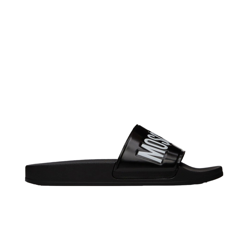 Tennarit ja kengät Moschino Logo Pool Slides Musta | MB28022G1E G10
