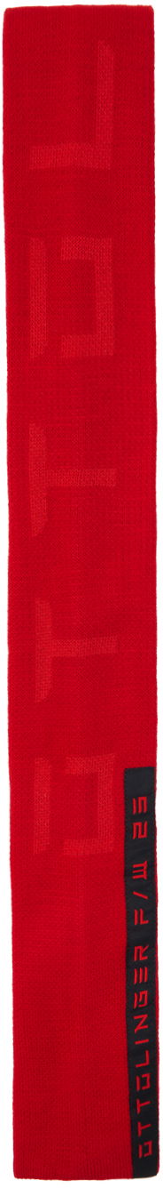 Huivi Ottolinger Ottolinger Jacquard Scarf Punainen | 2700304