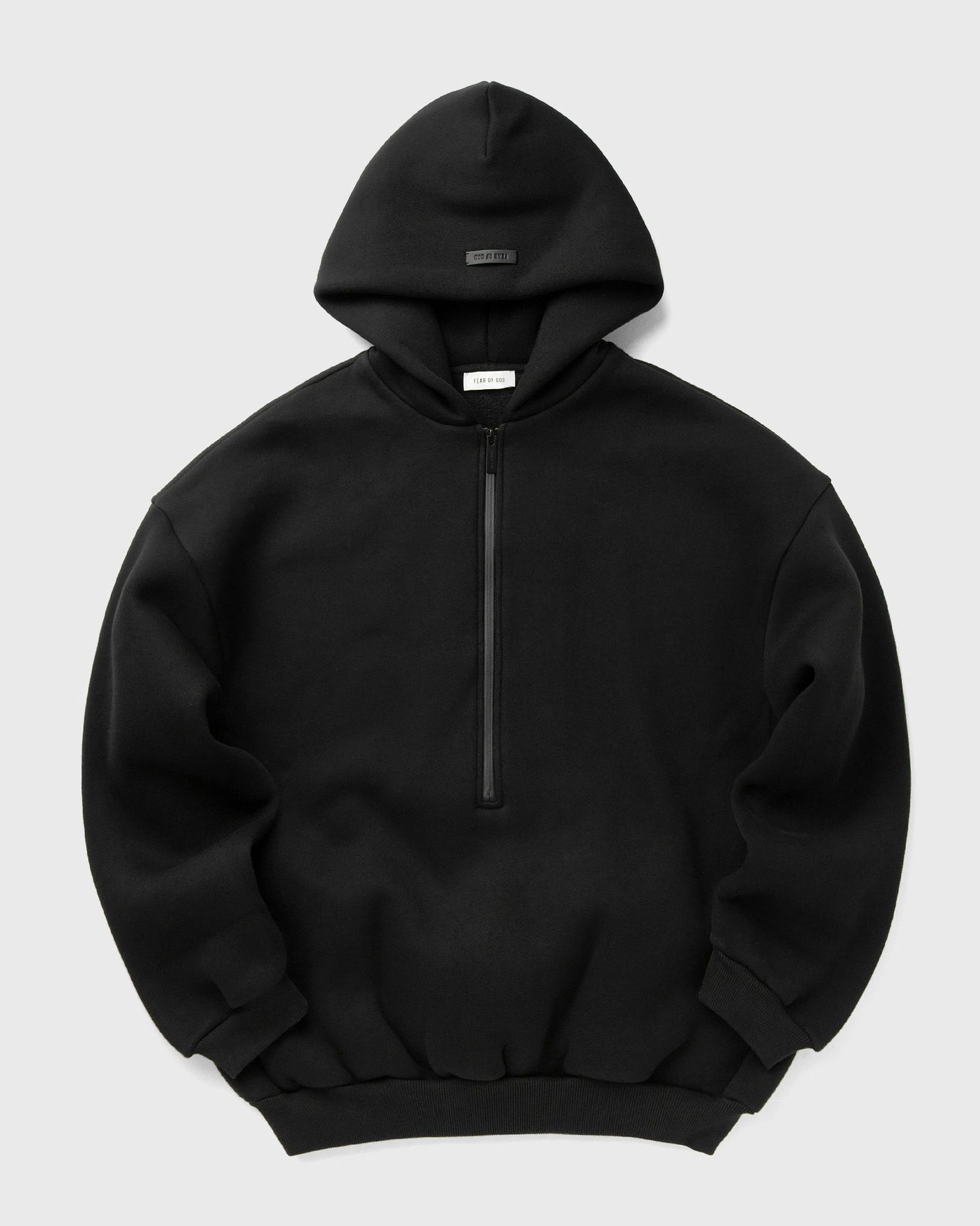 Huppari Fear of God Athletic Half-Zip Hoodie Musta | FG25FW12-123FLC-001, 0