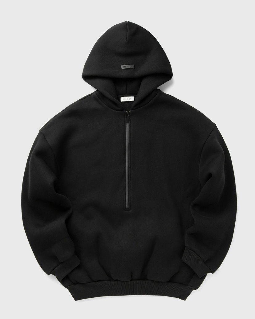 Huppari Fear of God Athletic Half-Zip Hoodie Musta | FG25FW12-123FLC-001
