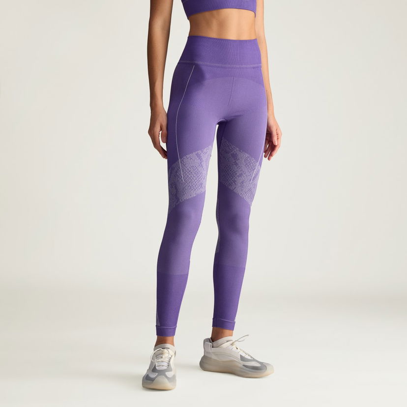 Leggingsit adidas Performance Stella McCartney Seamless Yoga Leggings Violetti | JN0544