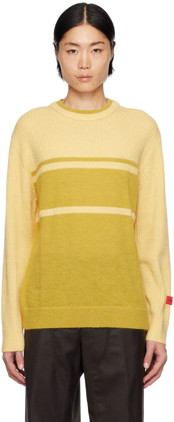 Villapaita Paul Smith Paul Smith Commission Edition Striped Sweater Keltainen | M1R-305Y-L02195-09