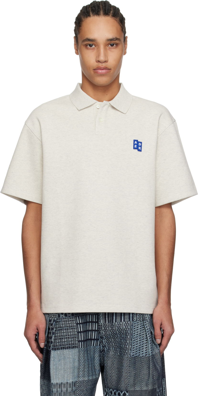 Poolopaita ADER ERROR ADER error Significant TRS Tag Polo Beige | BO42FYPL0201OT