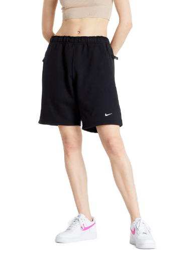 Shortsit Nike Solo Swoosh Fleece Shorts Musta | DV3055-010