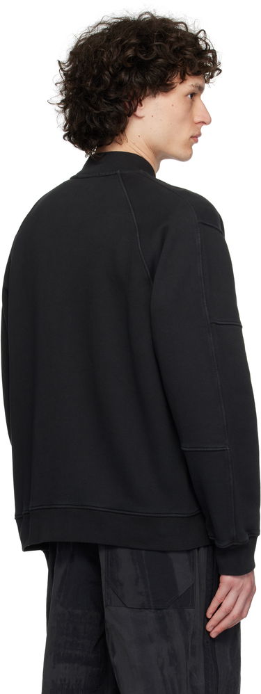 Bomber-takki Stone Island Stone Island Diagonal Fleece Old Effect Bomber Jacket Musta | K1S15 6100034 S0045, 2