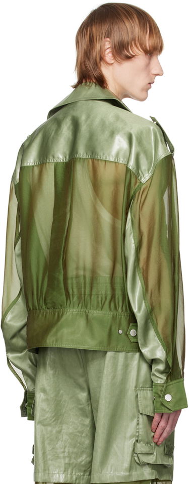 Takki Feng Chen Wang Feng Chen Wang Paneled Jacket Vihreä | FMS15JK26, 2