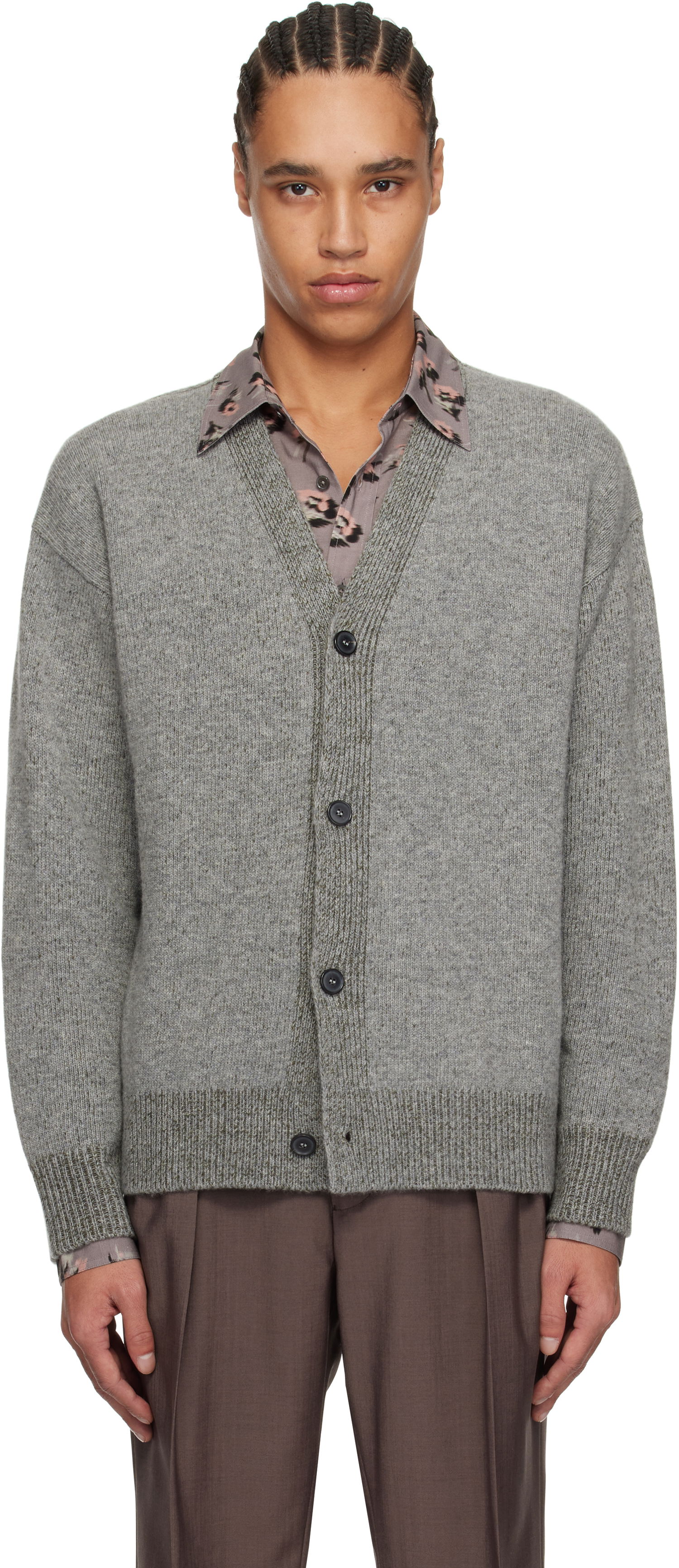 Villapaita Paul Smith Paul Smith Button Thru Cardigan Harmaa | M1R-245Z-P02584-72, 0